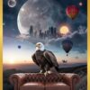 The City of the Silent Moon – Classic Frame Fine Art Print