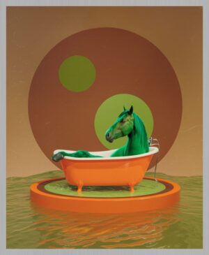 The Green Horse – Aluminium Frame