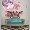 The Hummingbird Kiss – Aluminium Frame