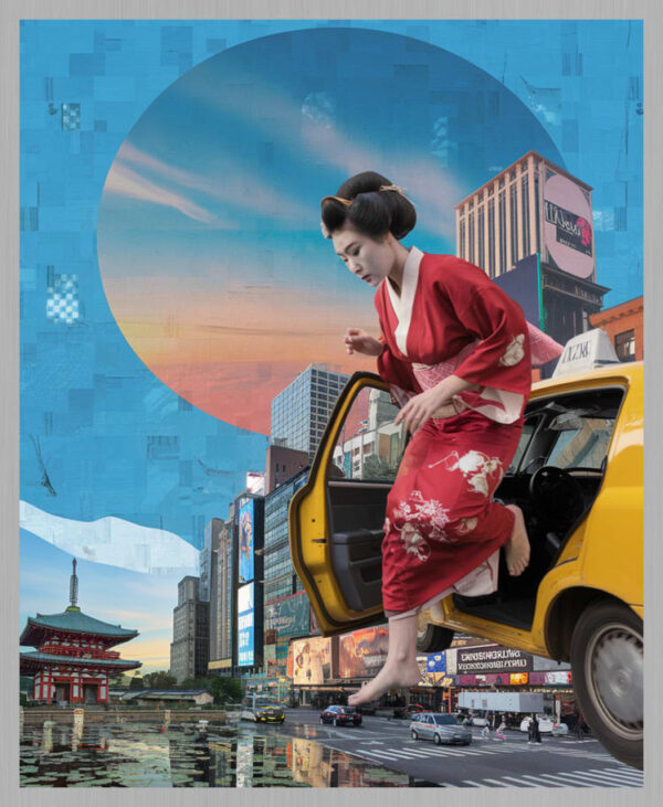 The Journey of the Geisha – Aluminium Frame