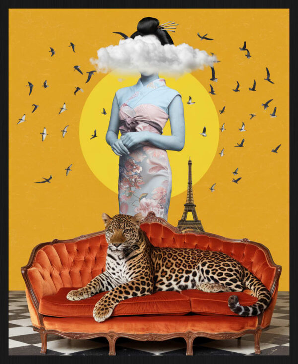 The Leopard and the Cloud Geisha – Classic Frame