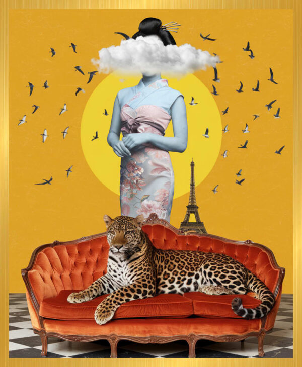 The Leopard and the Cloud Geisha – Classic Frame