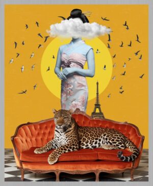 The Leopard and the Cloud Geisha – Classic Frame