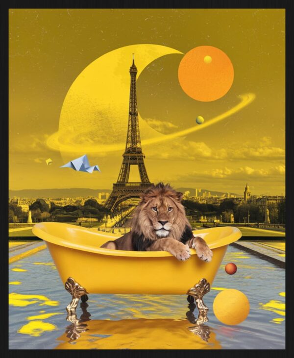 The Cosmic Lion of Paris – Classic Frame