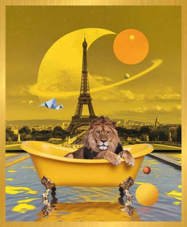 The Cosmic Lion of Paris – Classic Frame