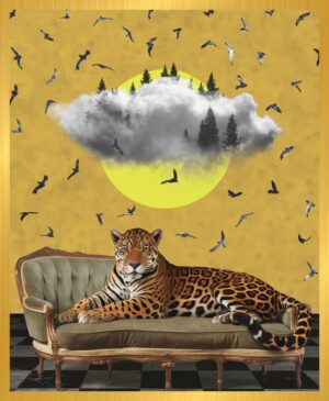 The Jaguar and the Cloud Forest – Aluminium Frame
