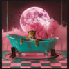 The Leopard and the Pink Moon – Classic Frame