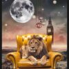The Lion and the Clock of Eternity – Classic Frame