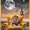 The Lion and the Clock of Eternity – Classic Frame