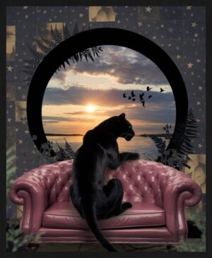 The Panther and the Portal of Dreams – Aluminium Frame