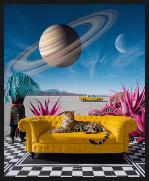 The Shaman and the Jaguar – Aluminium Frame
